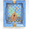 Hermes Change tray Lute porcelain Ashtray blue guitar